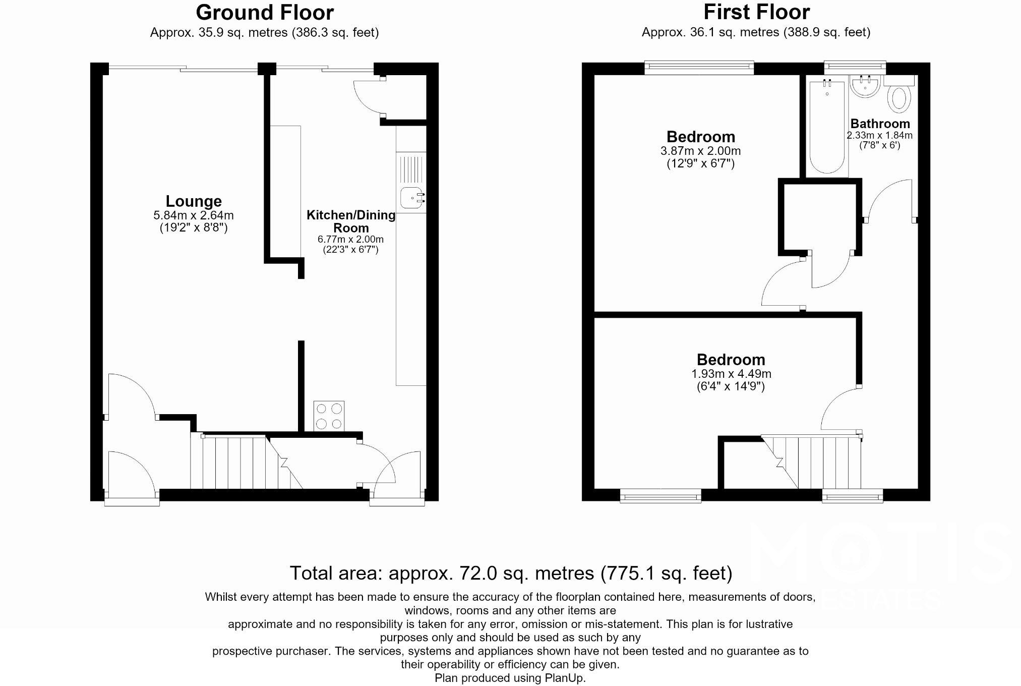 Old Folkestone Road, Dover, CT17 floorplan