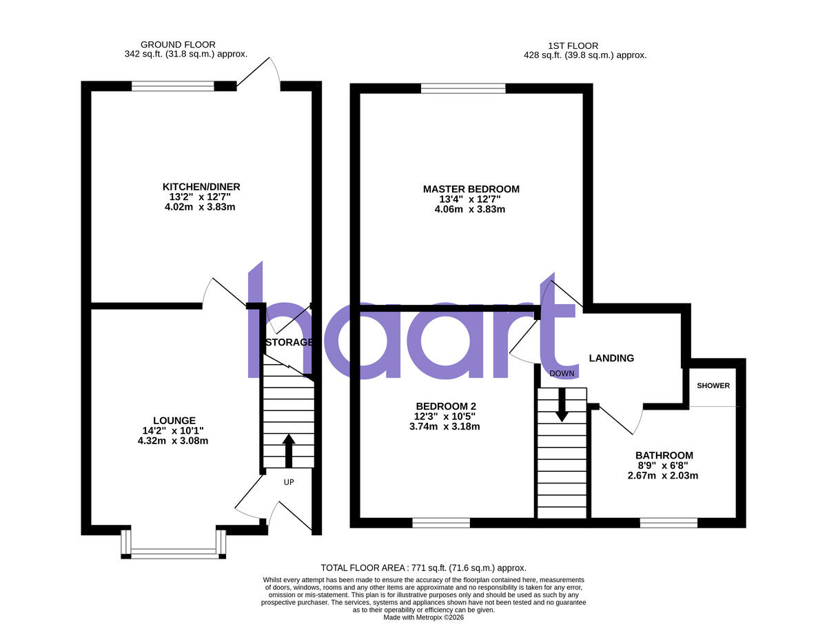 Leabrooks Road, Alfreton floorplan