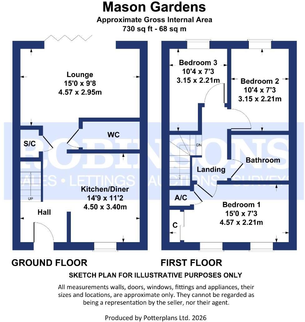Mason Gardens, Chilton, Ferryhill floorplan