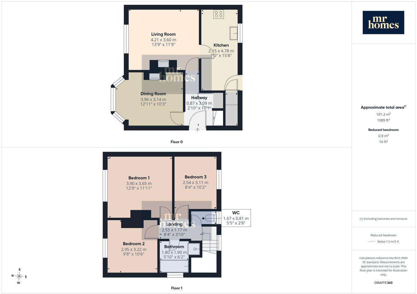 Frank Road, Cardiff, CF5 floorplan