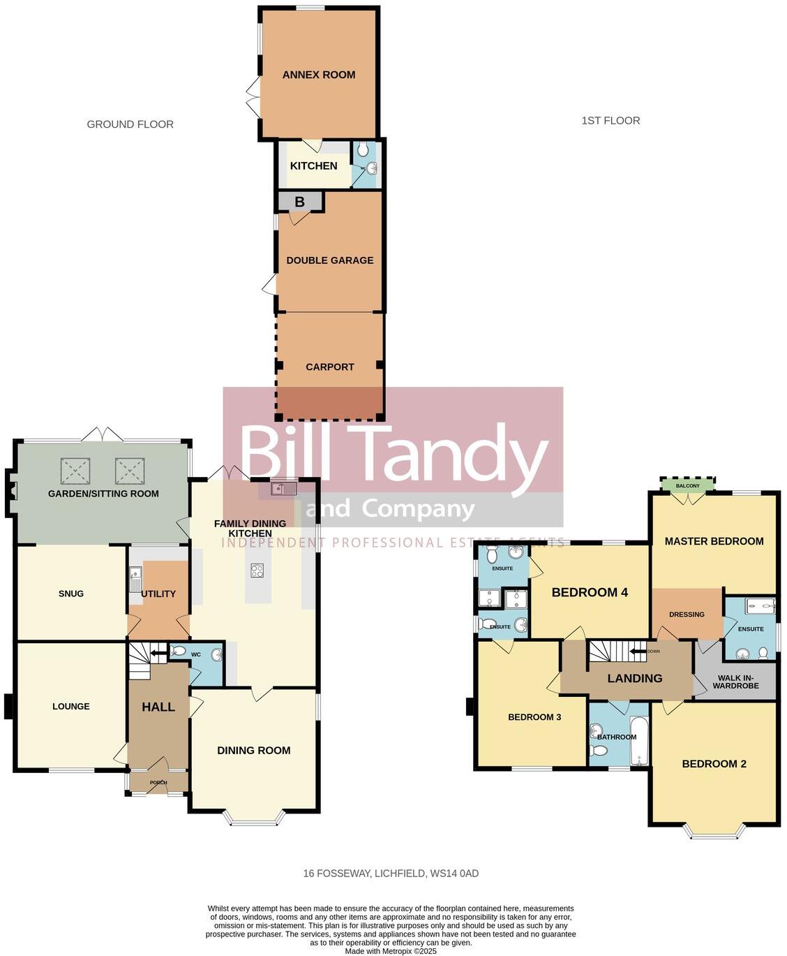 Fosseway, Lichfield, WS14 floorplan