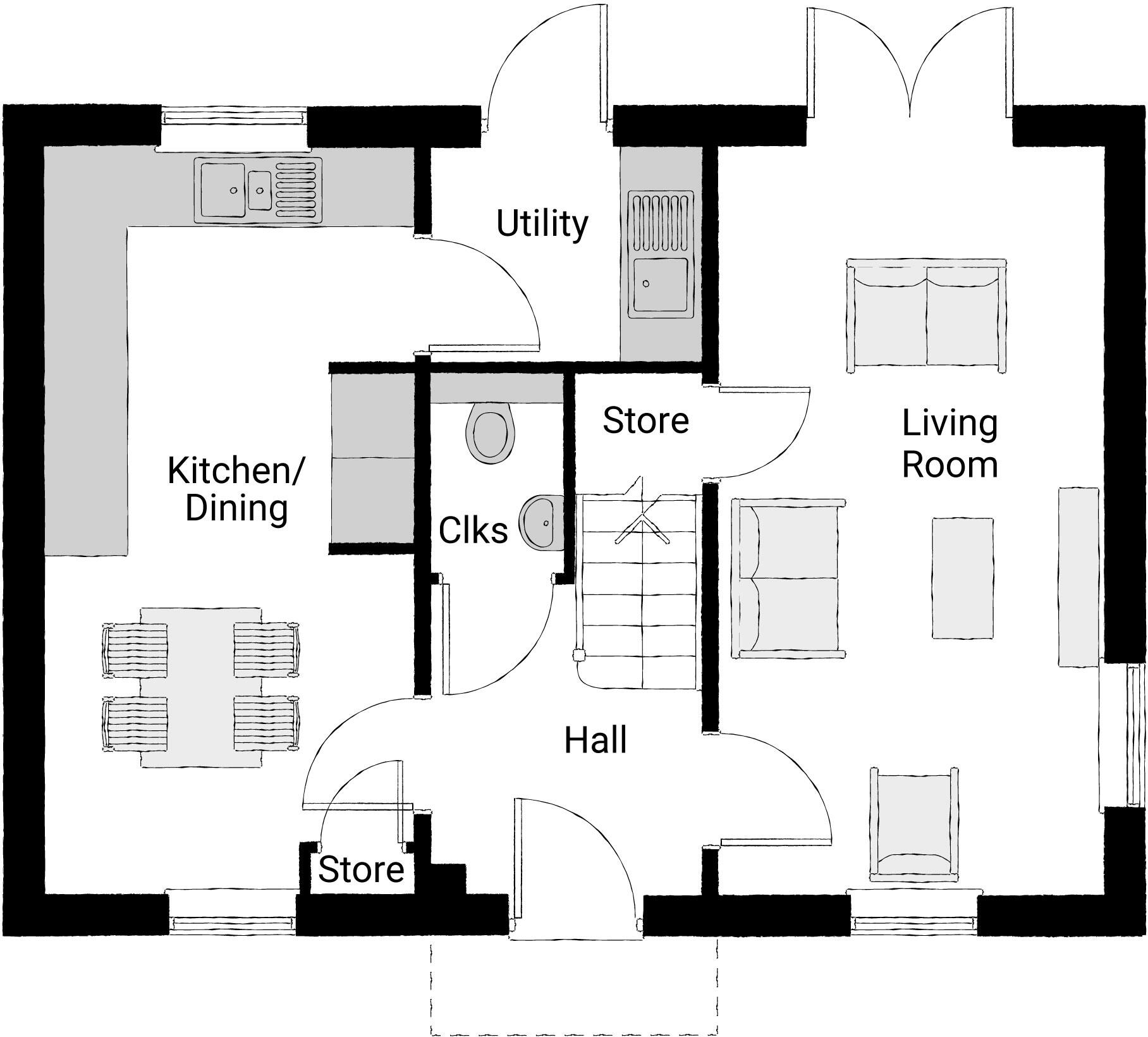 Hedworths Green at Lambton Park. Durham, County Durham, DH3 4E floorplan