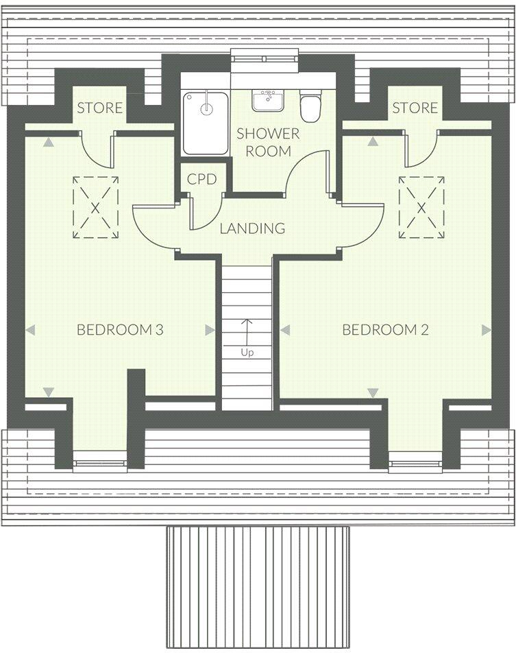 Cherry Tree Close, Tavistock, Devon floorplan
