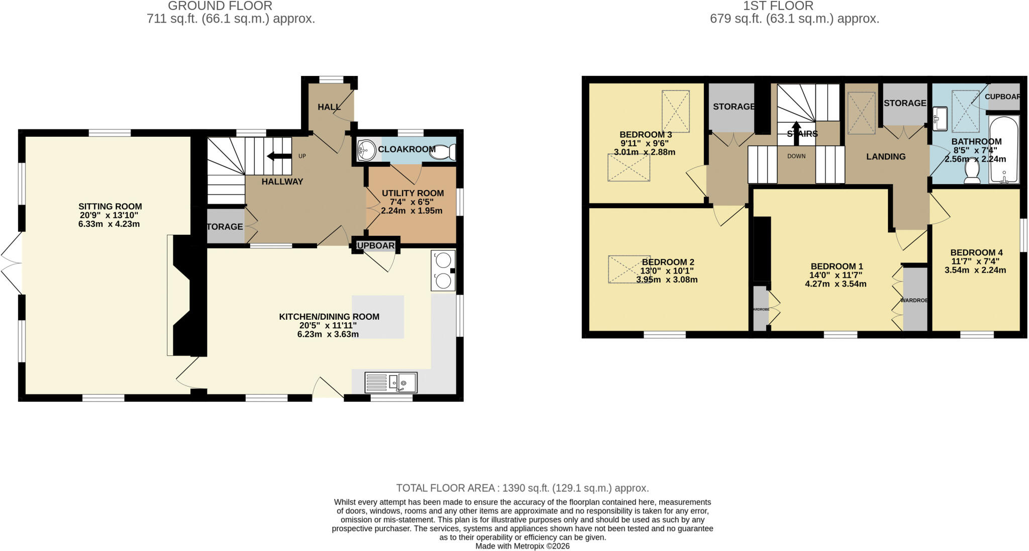 Harcombe, Uplyme, Devon, DT7 floorplan