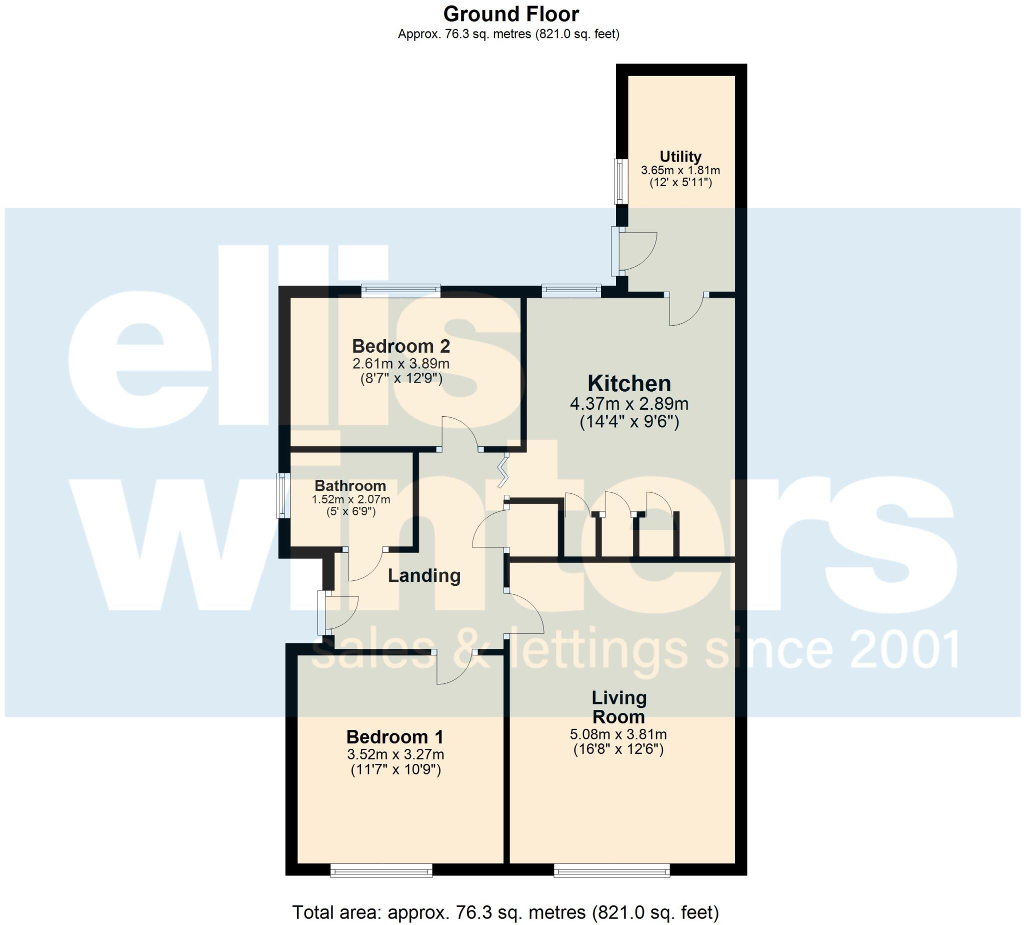 Rutland Way, Manea floorplan