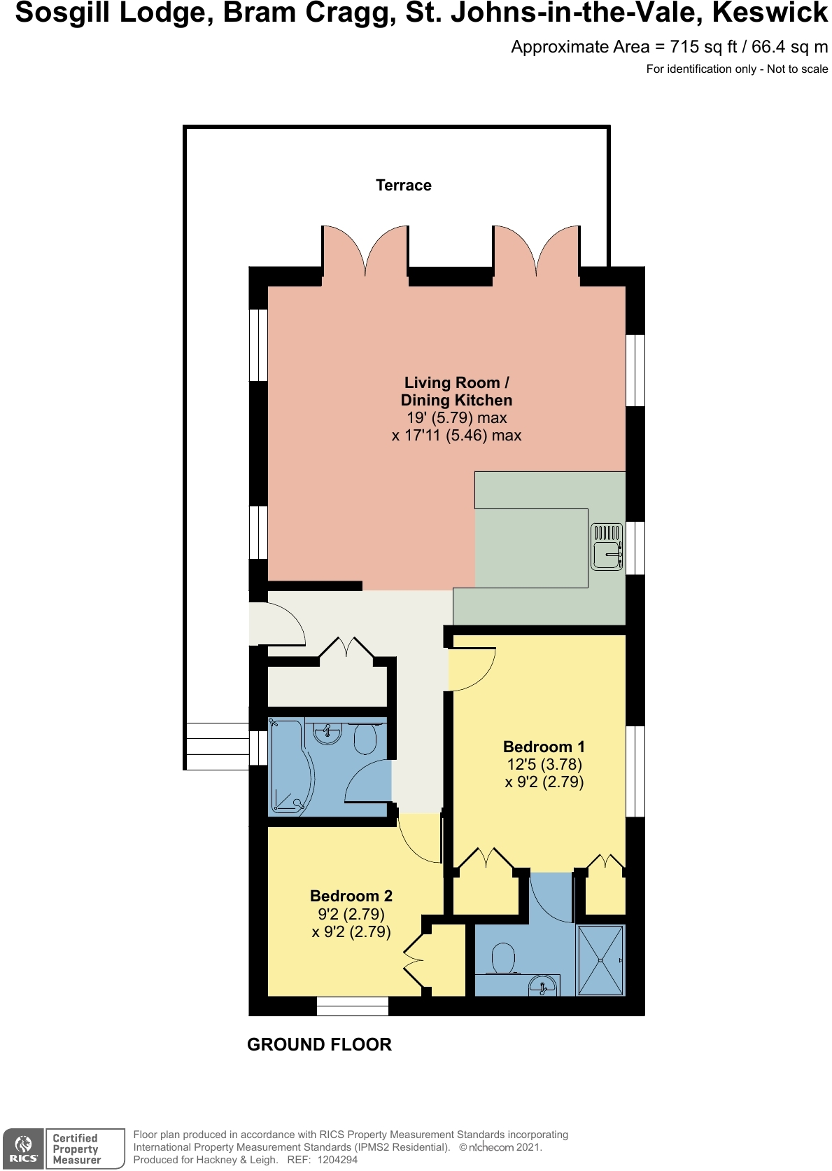 Bram Cragg, St. Johns-in-the-Vale, Keswick, Cumbria, CA12 4TS floorplan