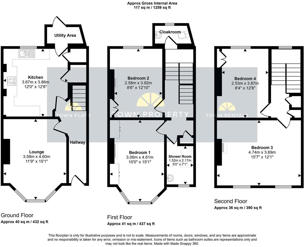 York Road, Eastbourne floorplan