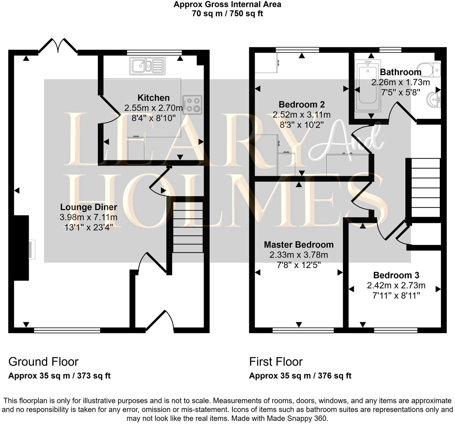 Lilburn Close, East Boldon, NE36 floorplan