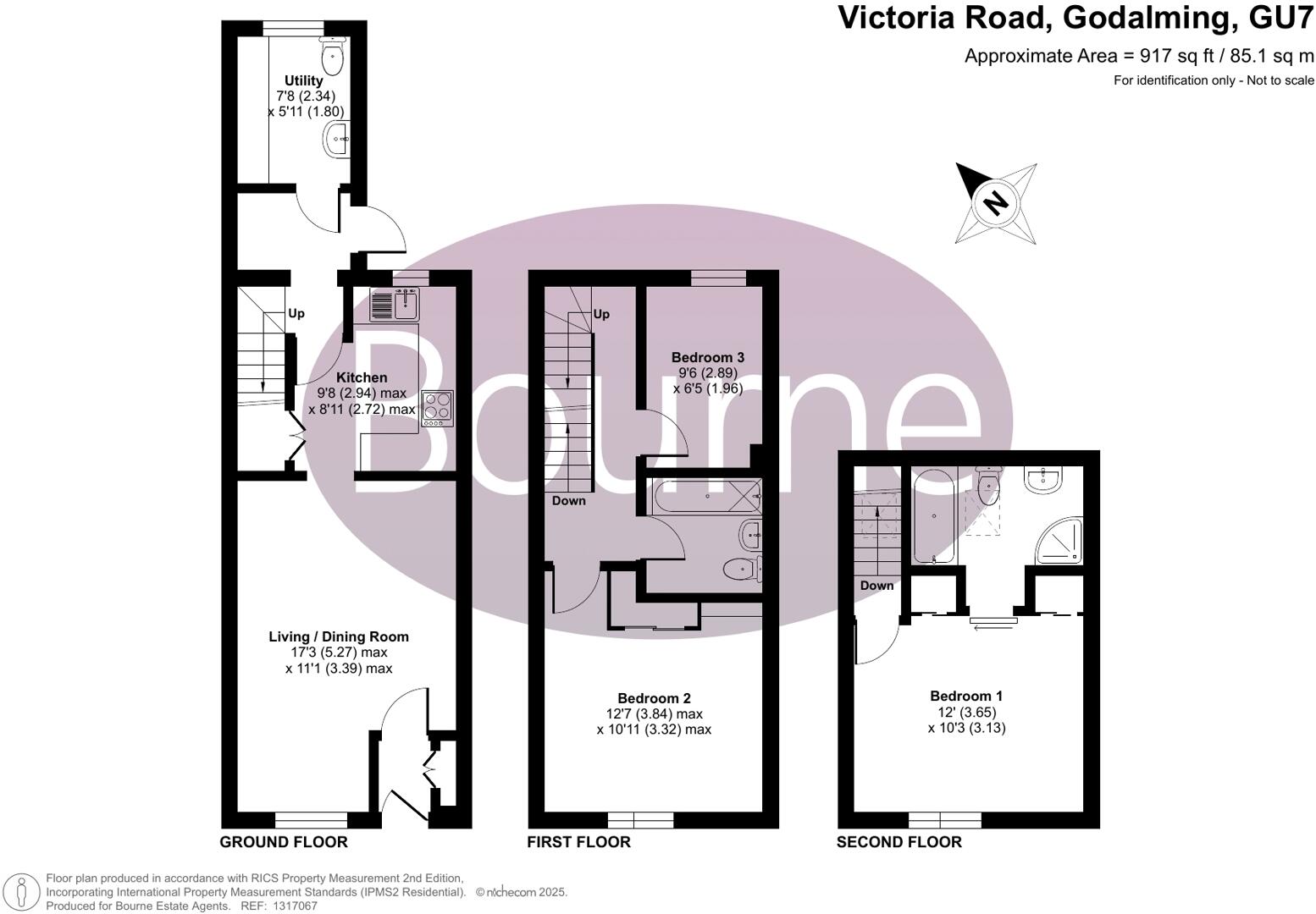 Victoria Road, Godalming, Surrey, GU7 floorplan