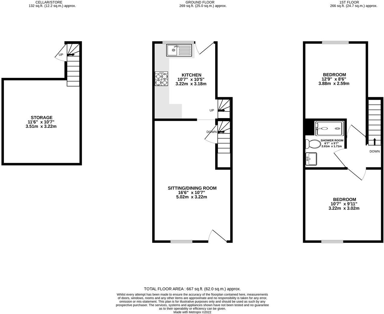 Gordon Road, Sheffield floorplan