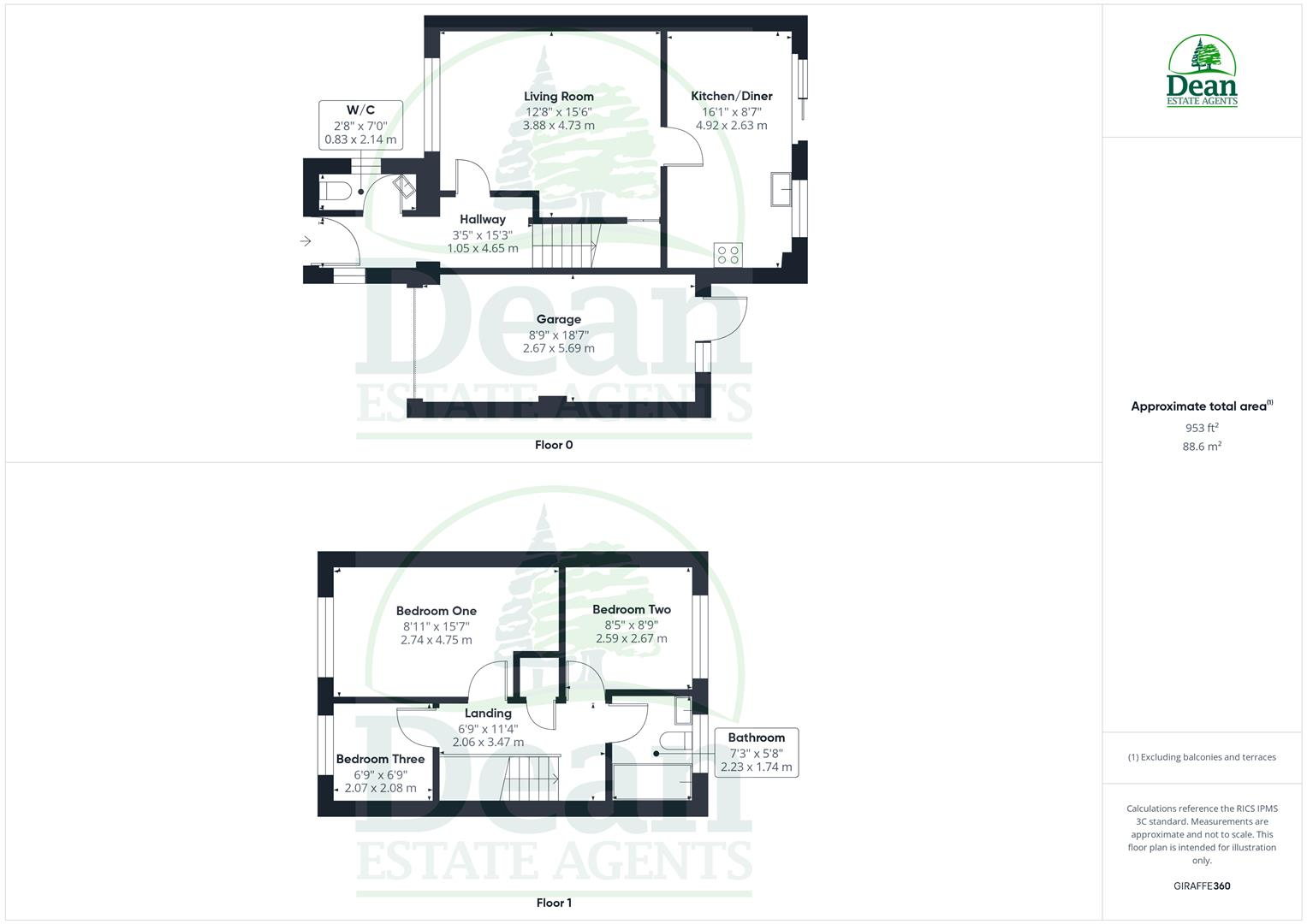 Meadowbank, Lydney floorplan