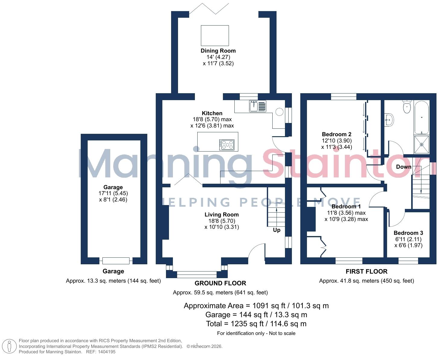 Abraham Hill, Rothwell, Leeds, West Yorkshire floorplan