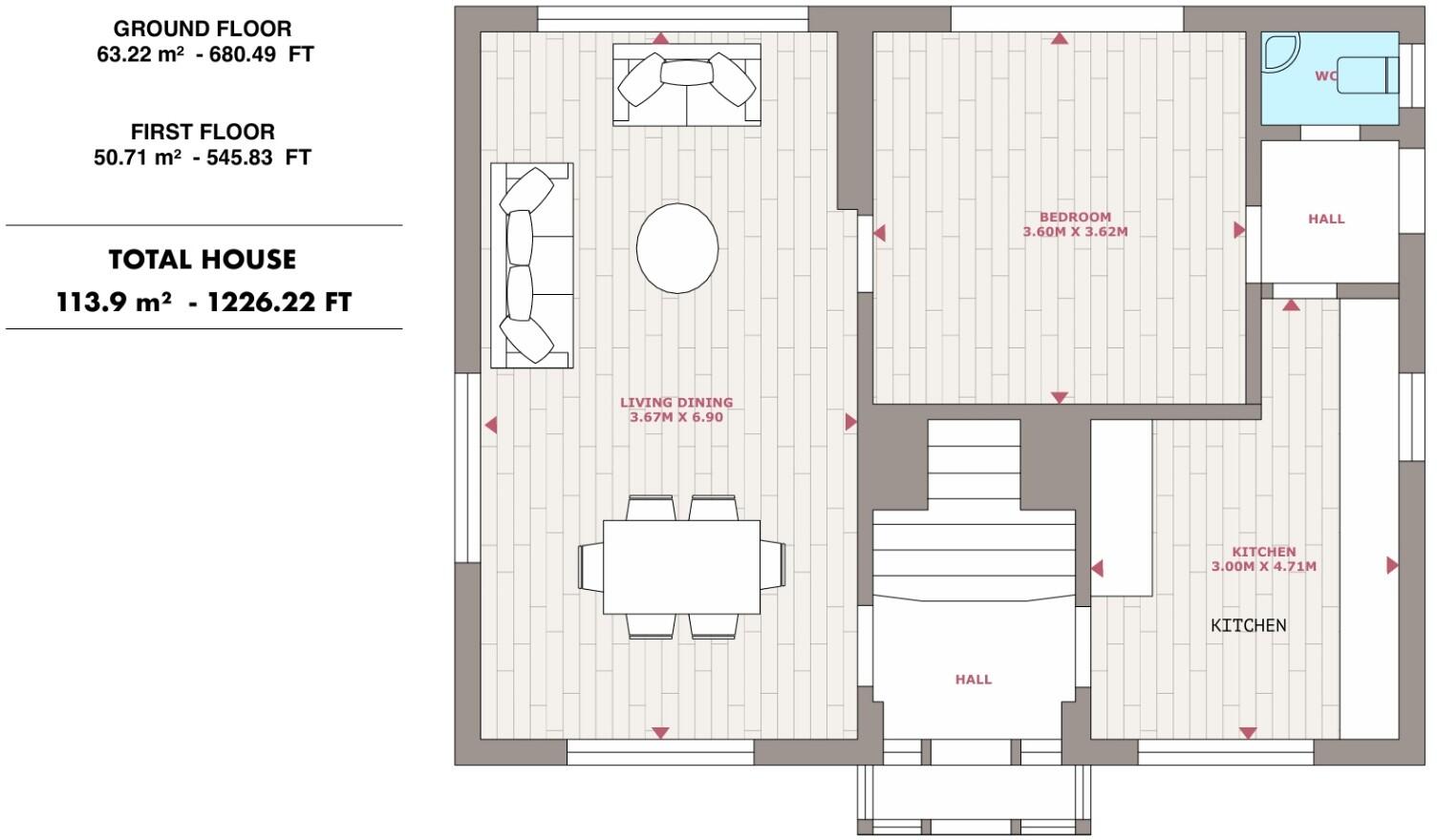 Preston Waye, Harrow, Middlesex, HA3 floorplan