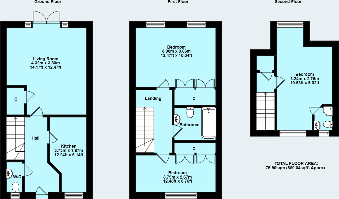 West Street, Watchet floorplan