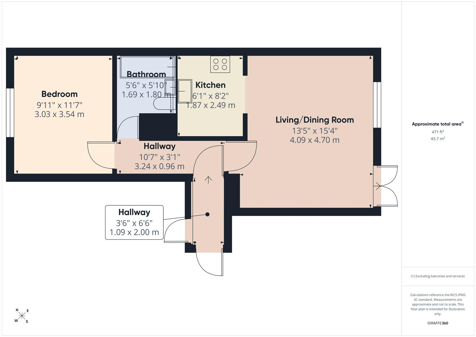 Dairy Croft, Stokes Croft, Bristol floorplan