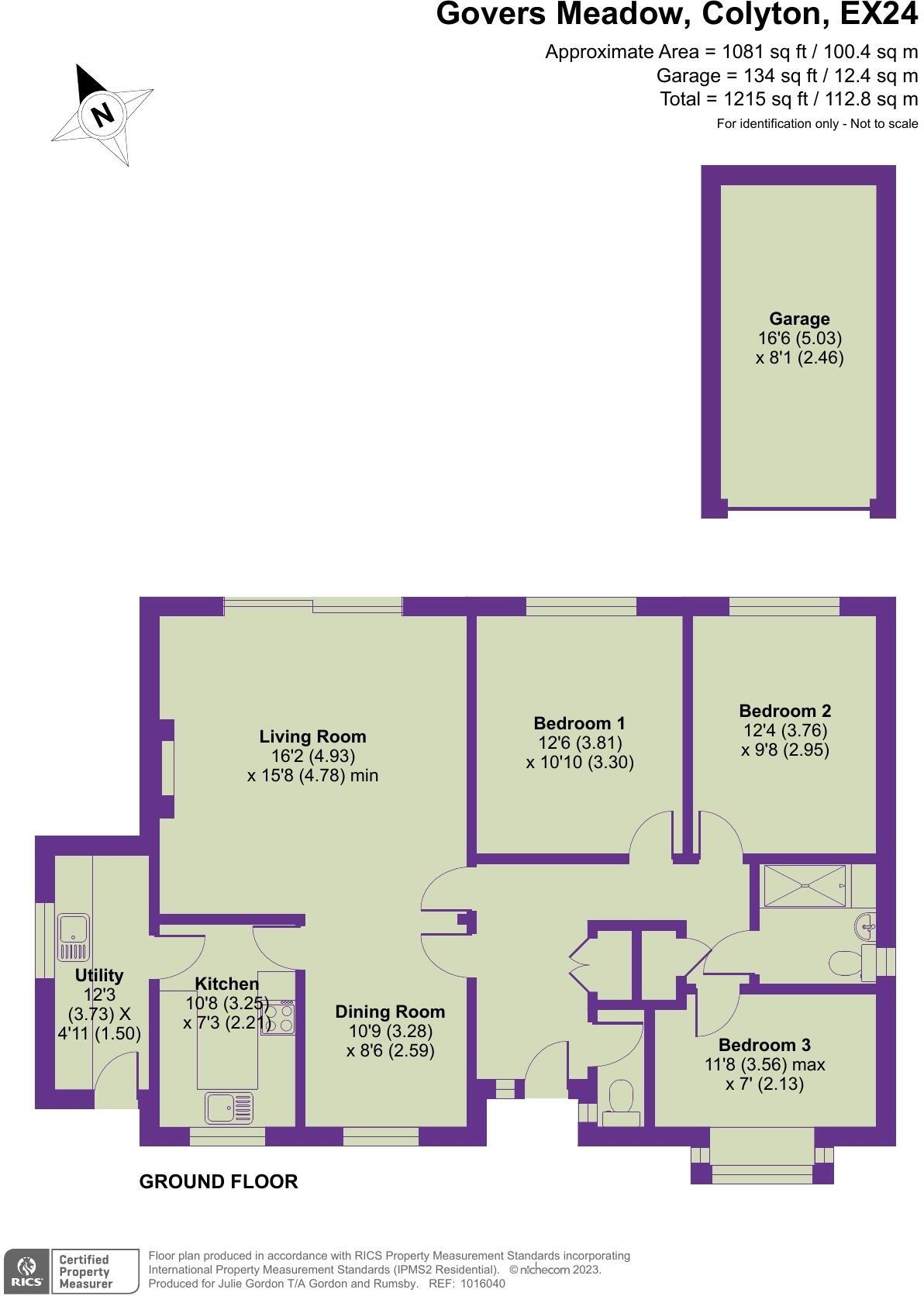 Govers Meadow, Colyton. Devon floorplan