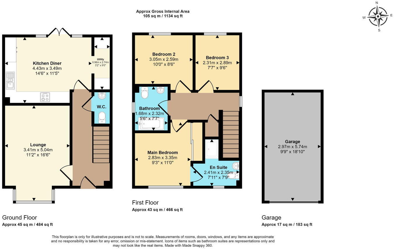 Centenary Way, Witney, Oxfordshire, OX29 7AN floorplan