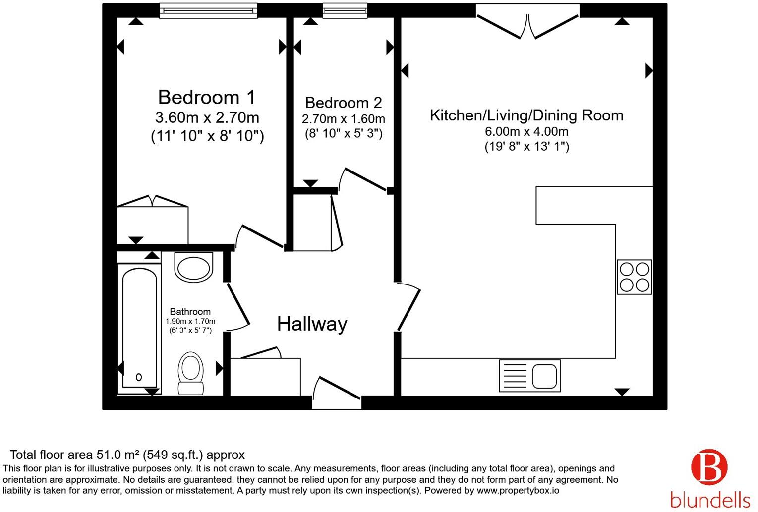Leadmill Street, Sheffield, S1 floorplan