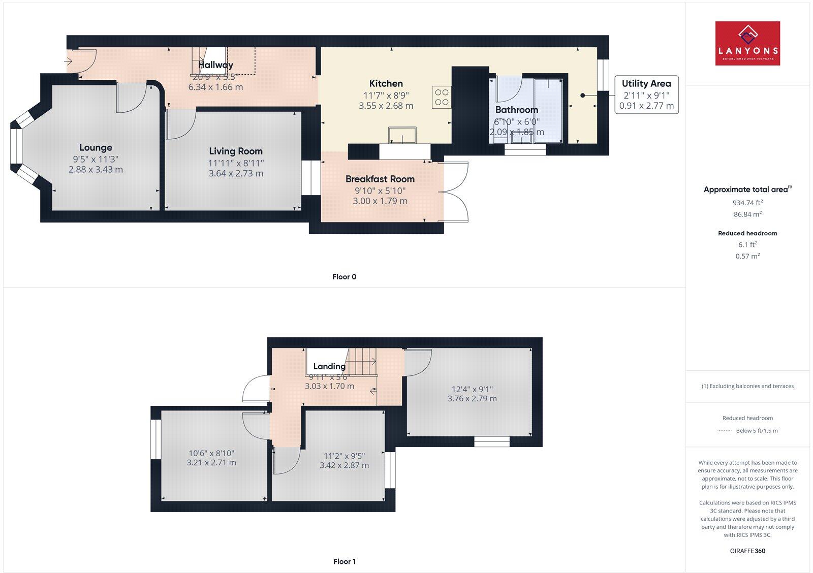 Ynyswen Road, Treorchy, Rhondda Cynon Taf, CF42 floorplan