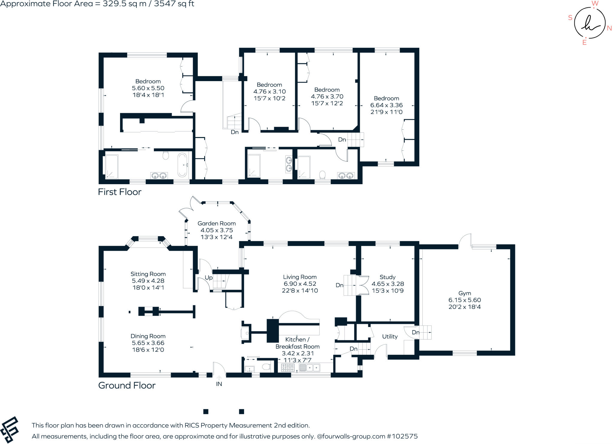 College Avenue, Epsom KT17 floorplan
