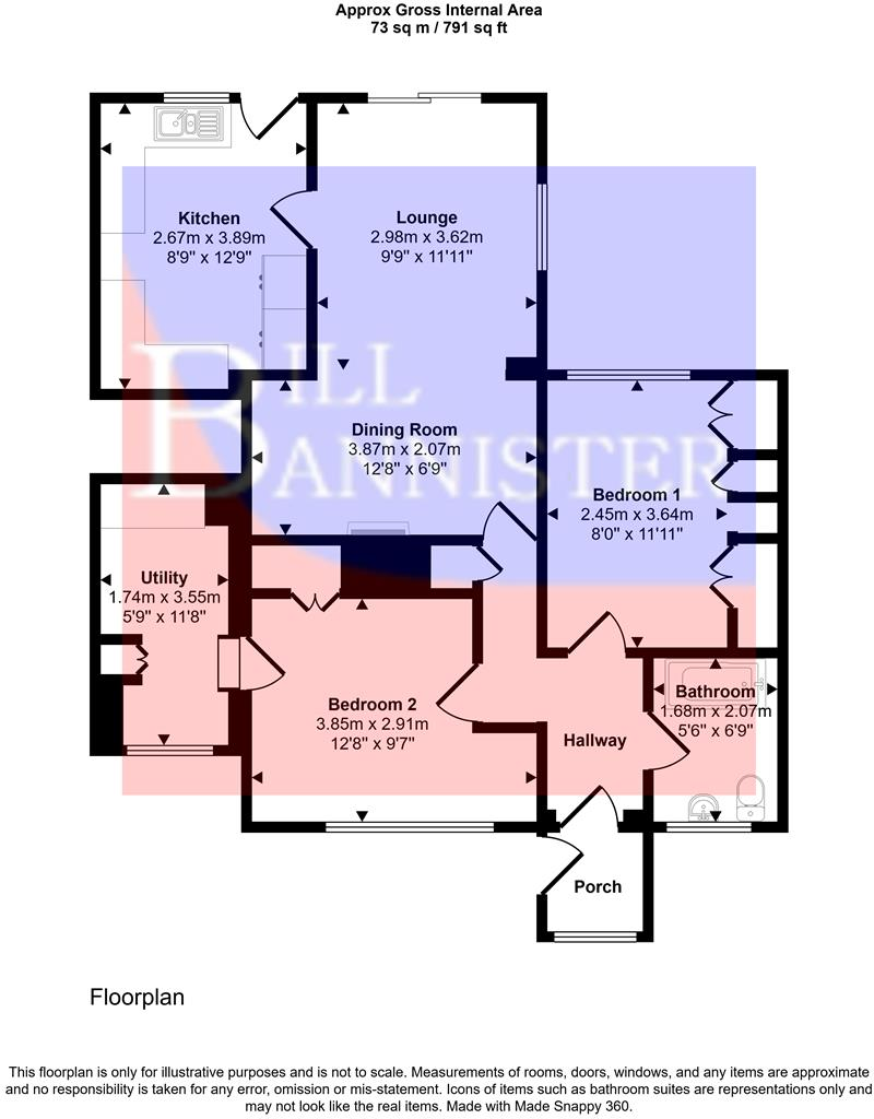 Consols Road, Carharrack floorplan