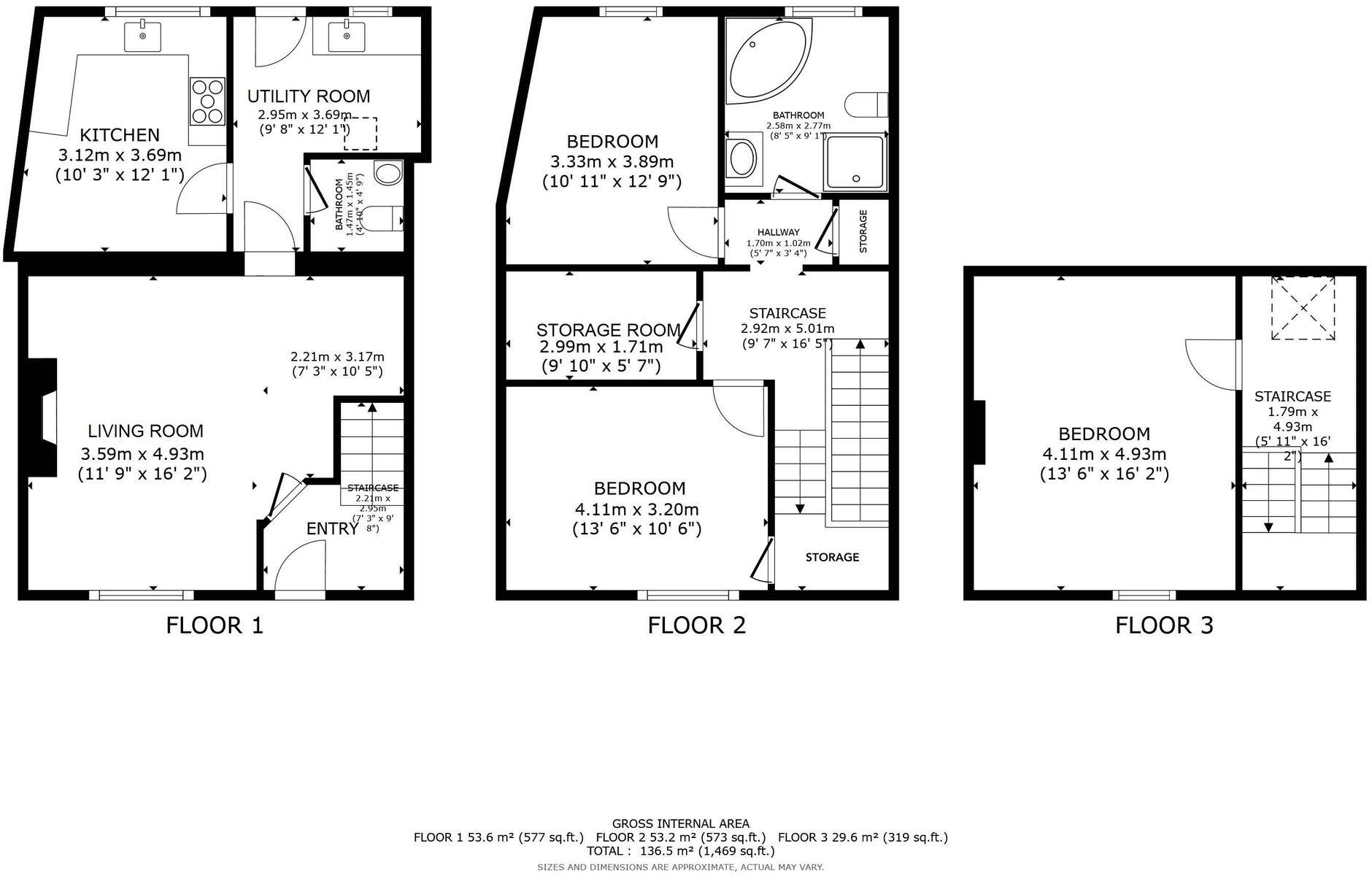 Oxford Street, Woodstock, OX20 floorplan