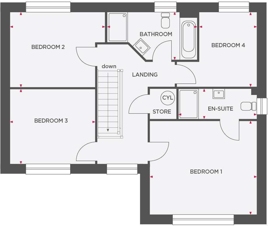 Carrine Road,
Truro,
Cornwall,
TR1 floorplan