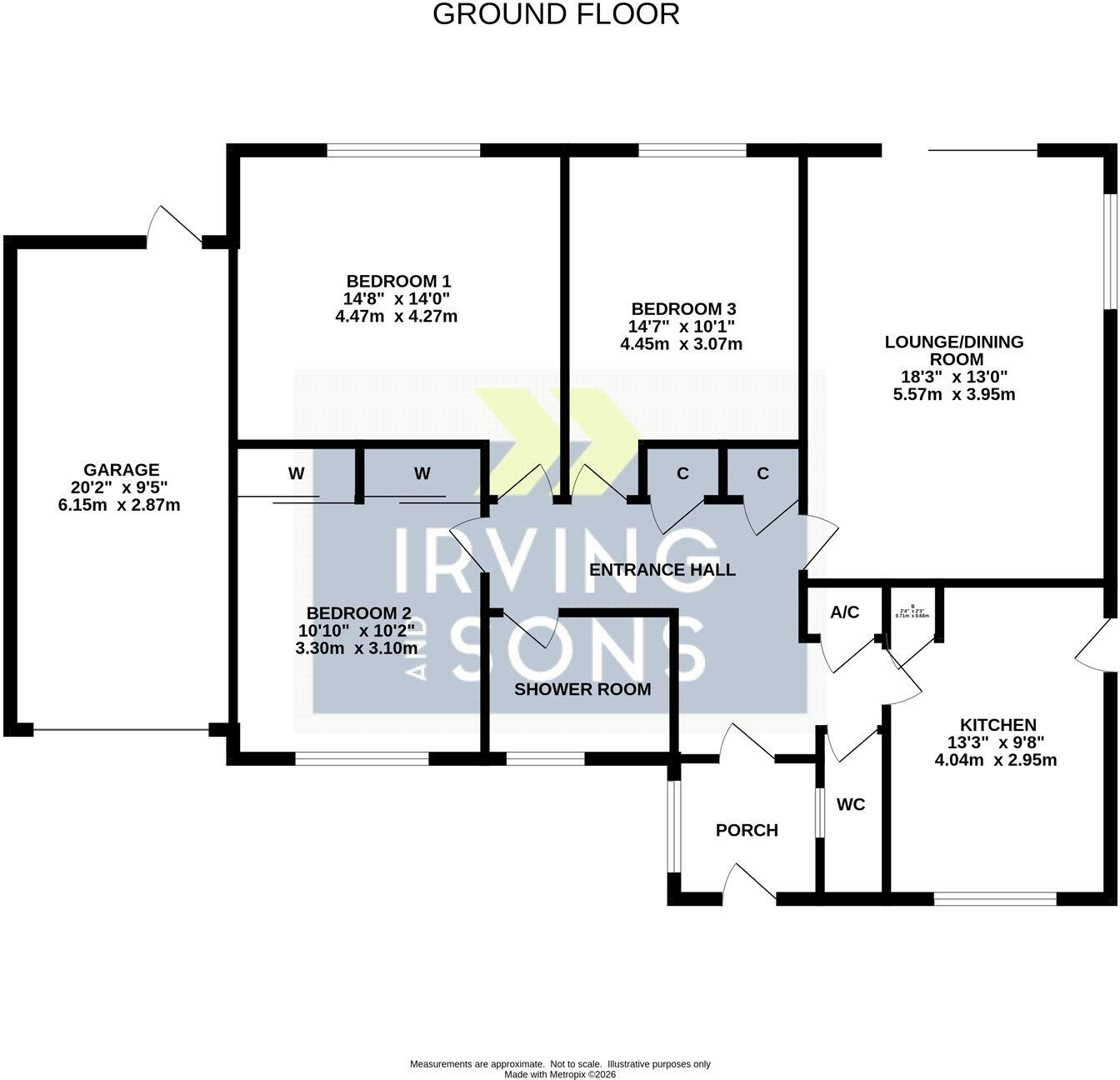 The Chase, Verwood, Dorset, BH31 floorplan