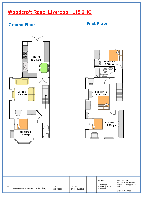 Woodcroft Road, Liverpool floorplan