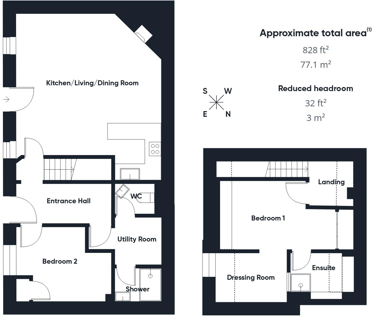 Fore Street, Tintagel floorplan