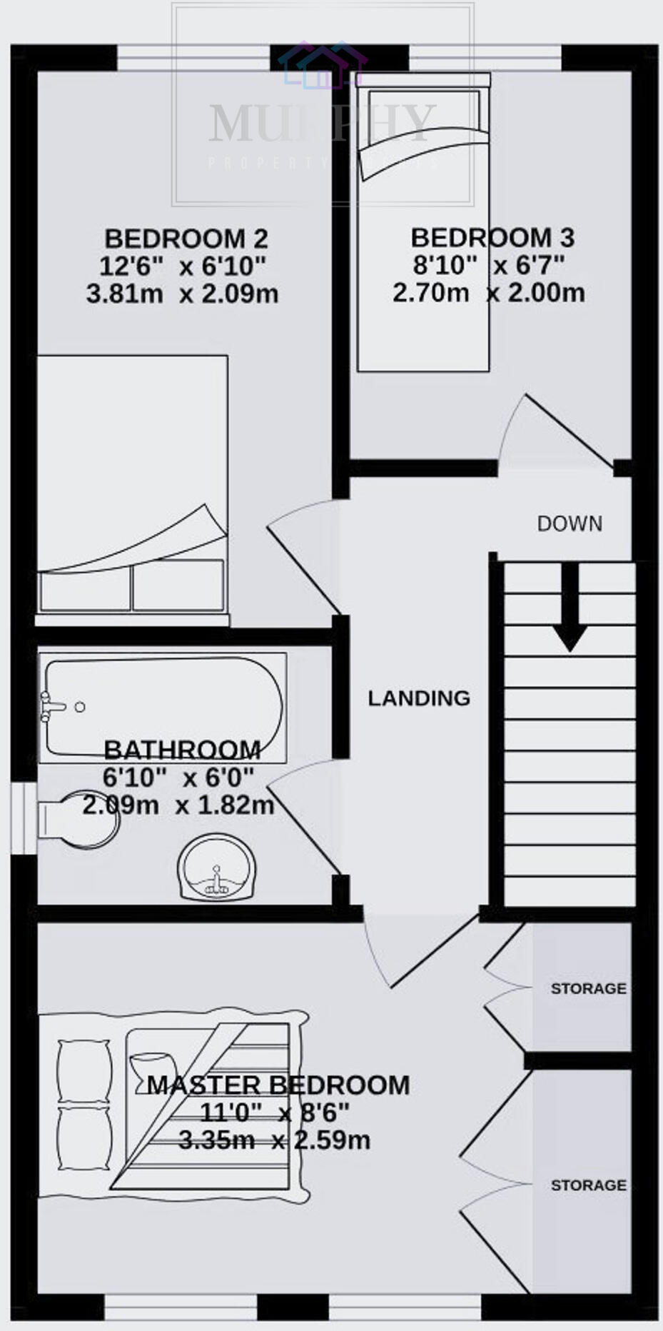 Arnall Close, Knottingley, West Yorkshire floorplan