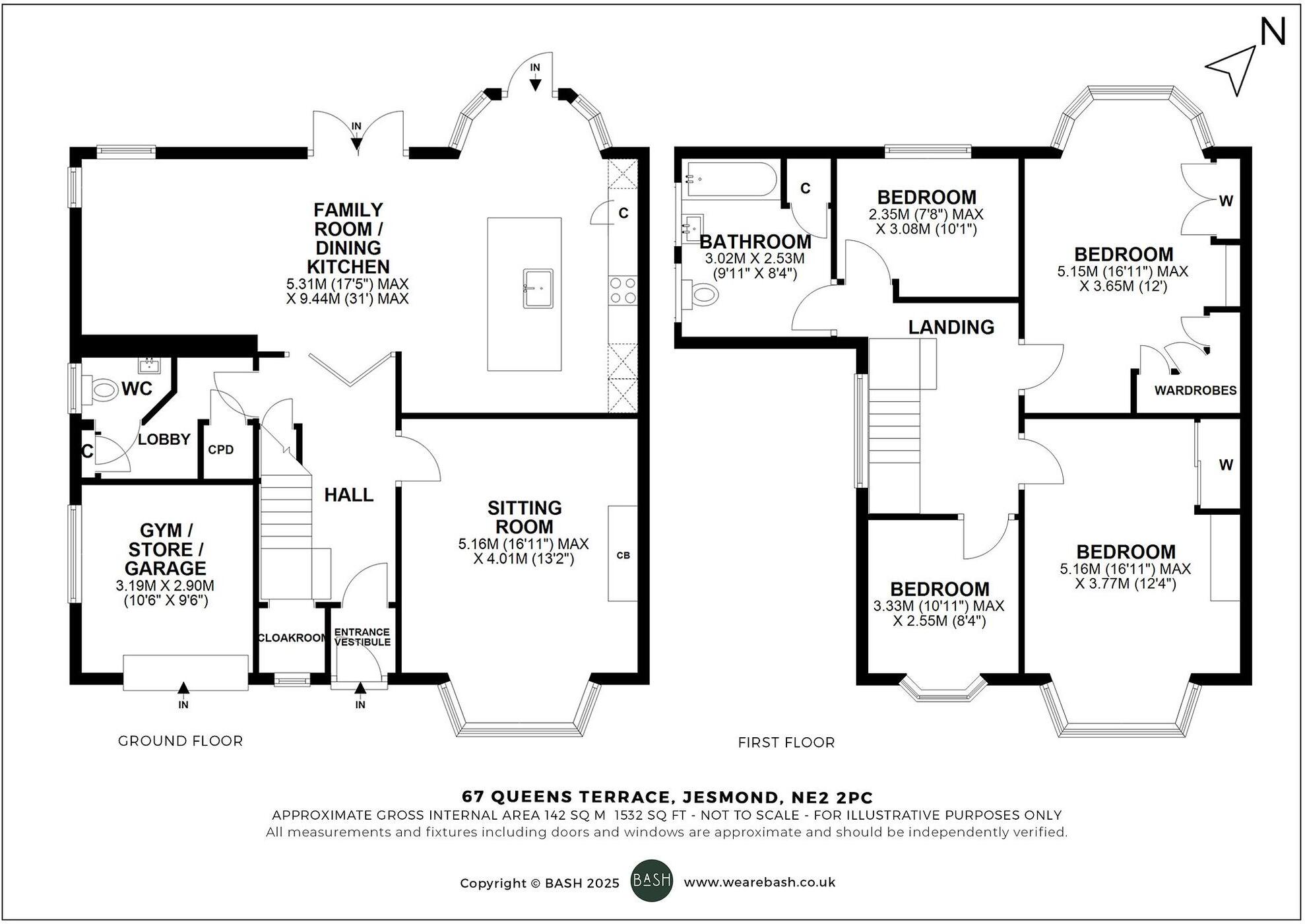 Queens Terrace, Jesmond, NE2 floorplan