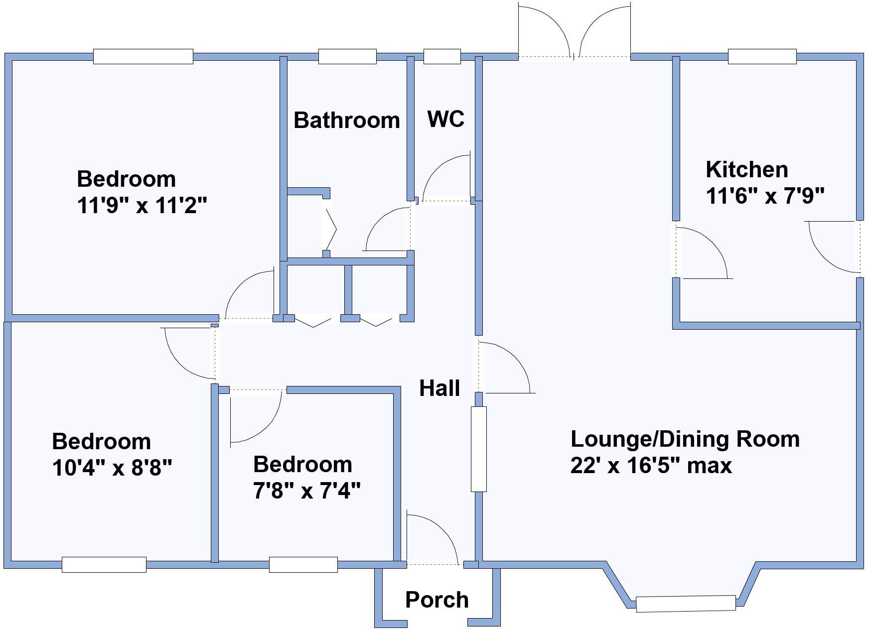 Pennington Road, West Moors, Ferndown, Dorset floorplan