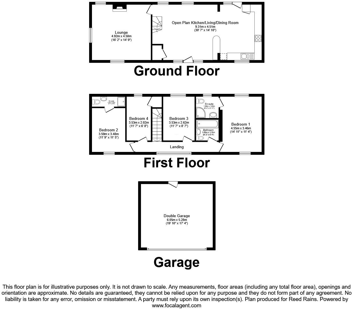 Roe Barns, Catterall Lane, Preston, Lancashire, PR3 floorplan