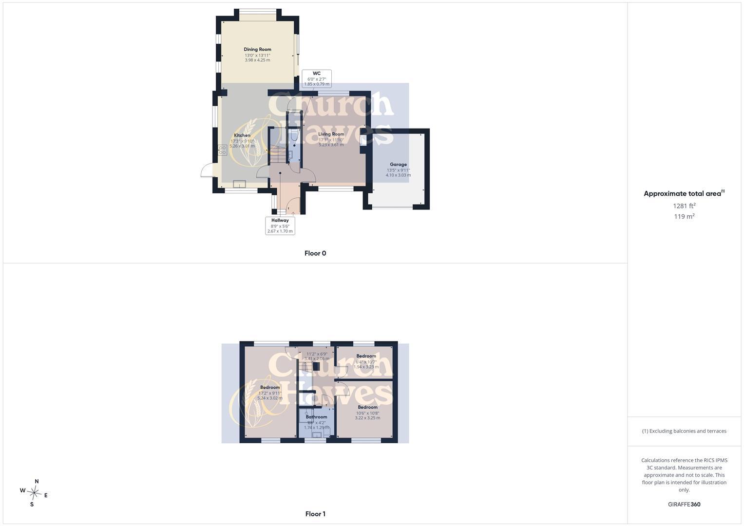 Westerings, Purleigh, Chelmsford floorplan