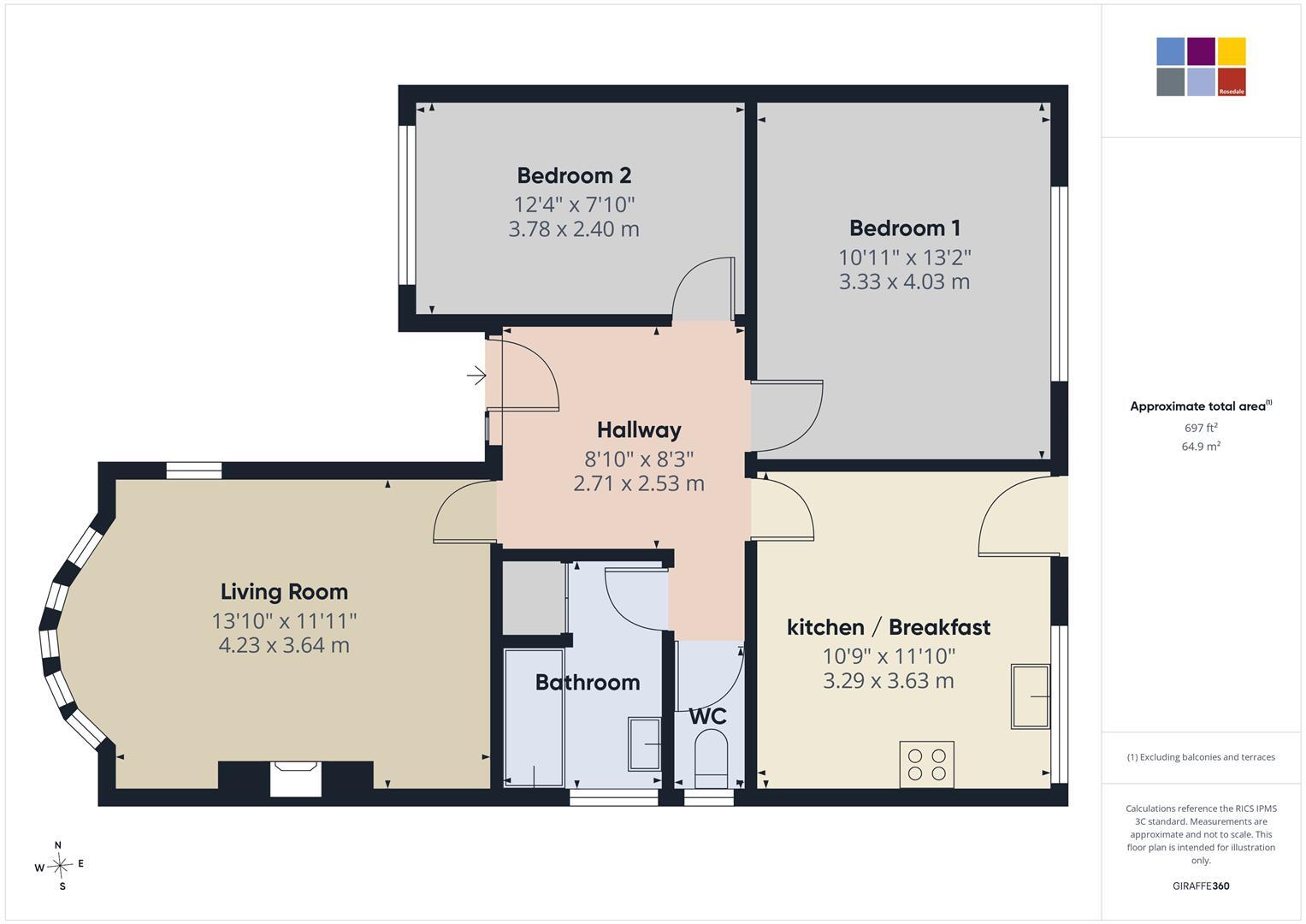 Meadowgate, Bourne floorplan