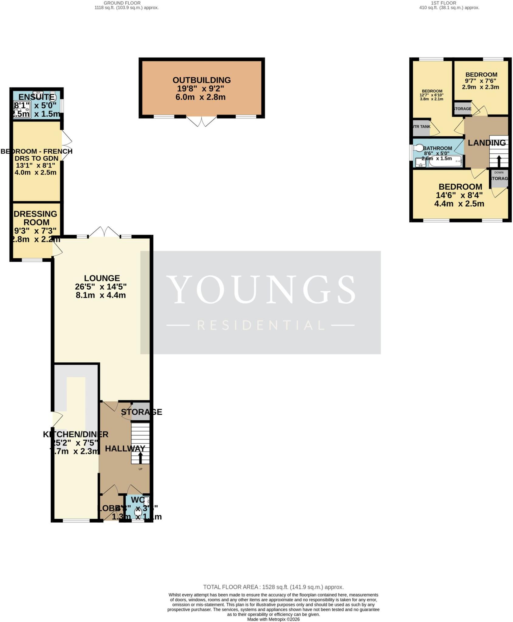 Crouch Avenue, Hullbridge, SS5 floorplan