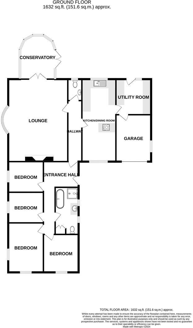 Durley, Granary Row, Tattershall floorplan