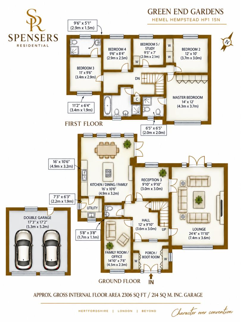 Green End Gardens, Boxmoor, HP1 floorplan