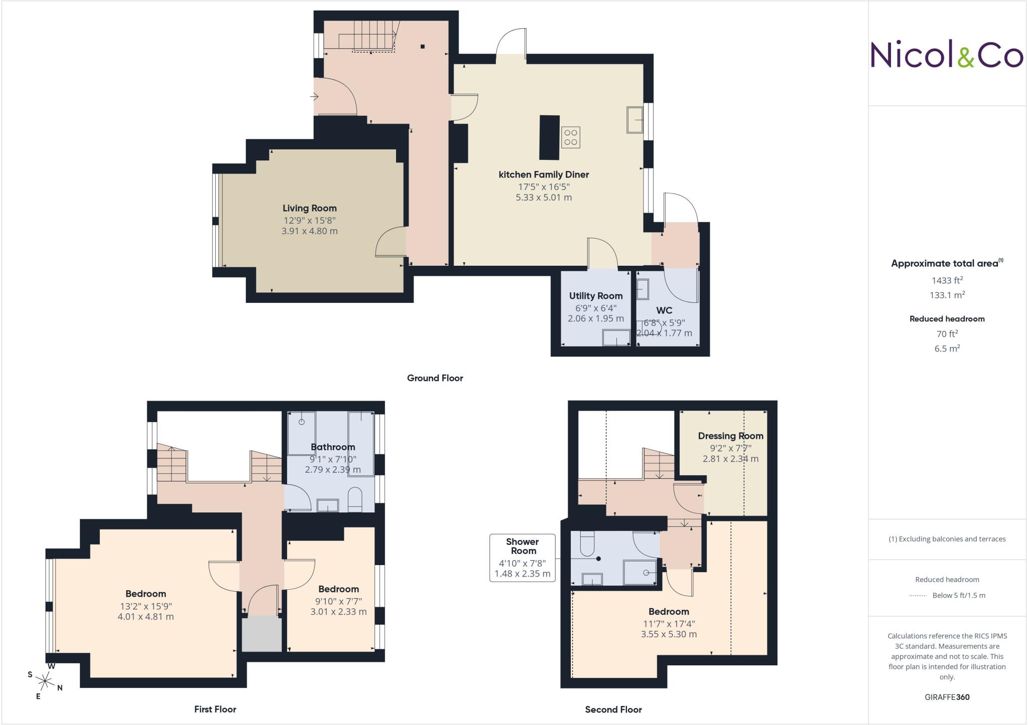 Shrubbery Avenue, Worcester, Worcestershire, WR1 floorplan