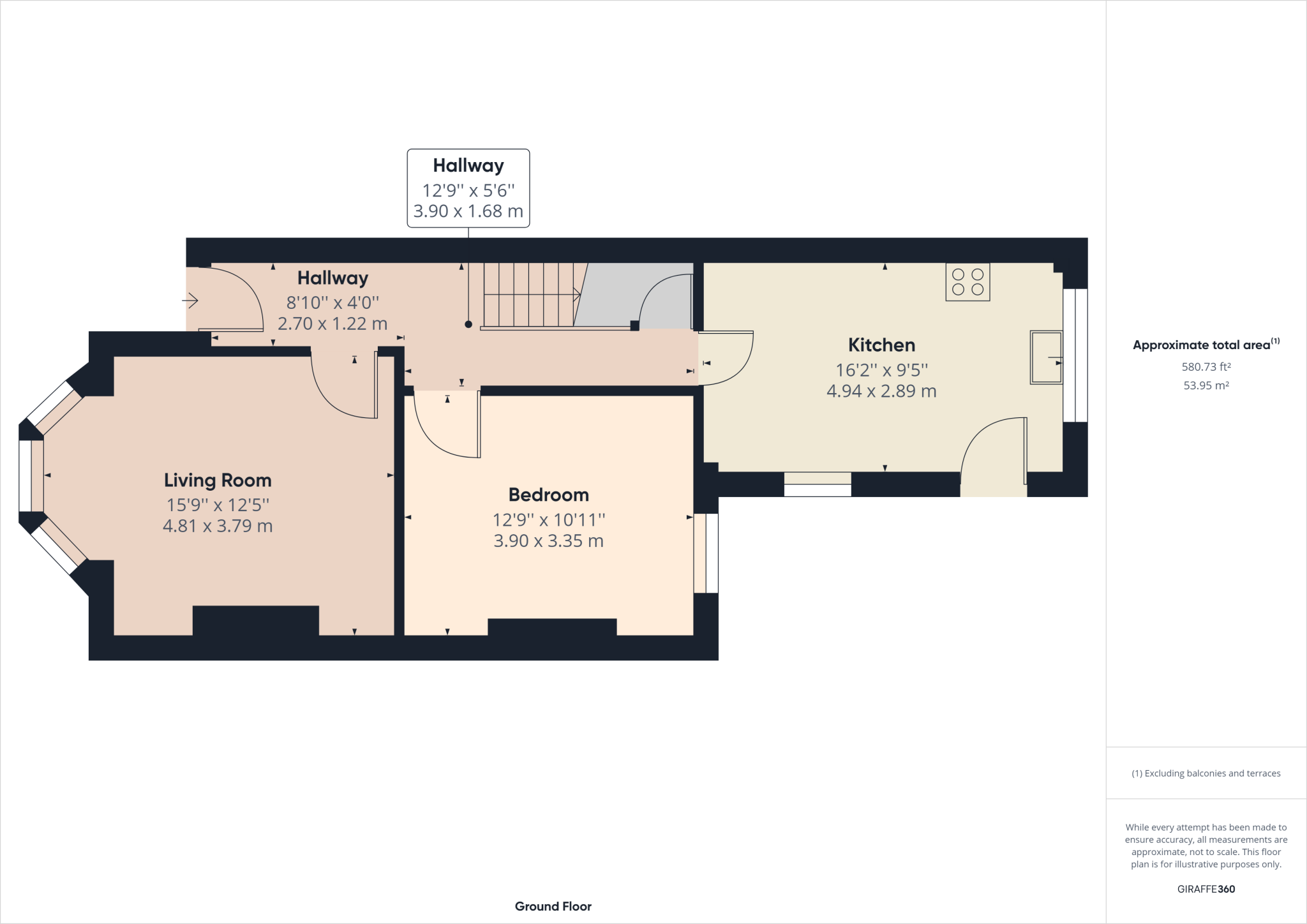 Burford Road, Nottingham, Nottinghamshire, NG7 floorplan