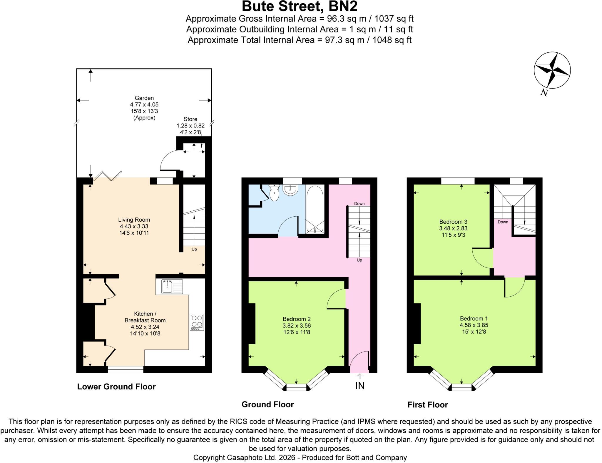 Bute Street floorplan