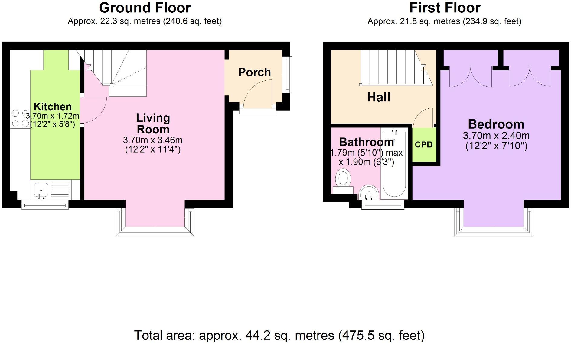 Hatch Mead, West End, Southampton floorplan