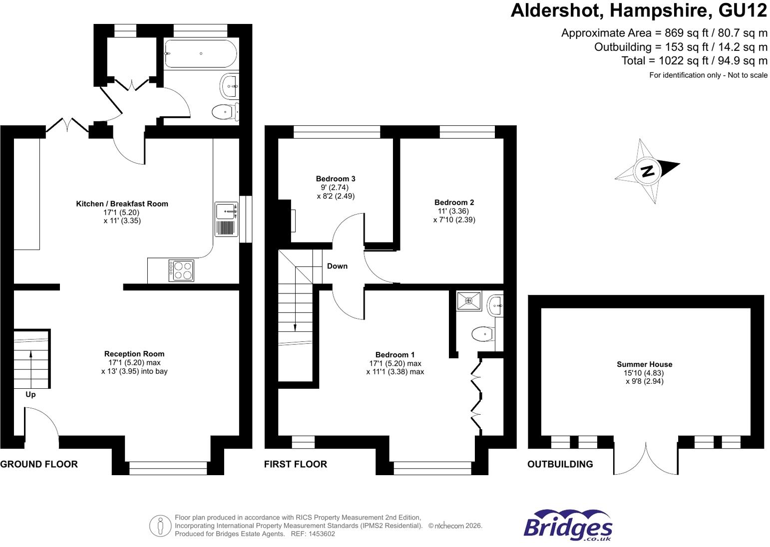 North Lane, Aldershot, Hampshire, GU12 floorplan