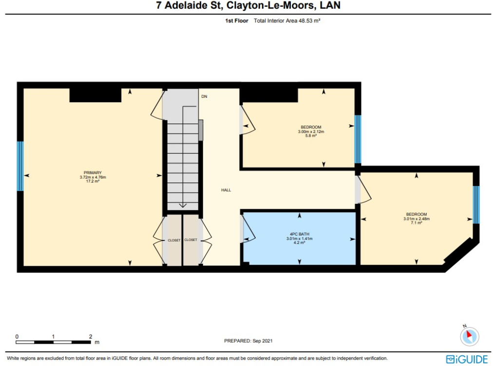 Adelaide Street, Clayton Le Moors, Accrington, Lancashire, BB5 floorplan