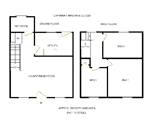 Coldharbour, Bideford floorplan