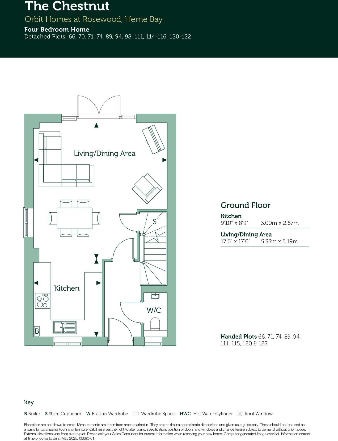 Off Bullockstone Road,
Herne Bay,
CT6 7NR floorplan