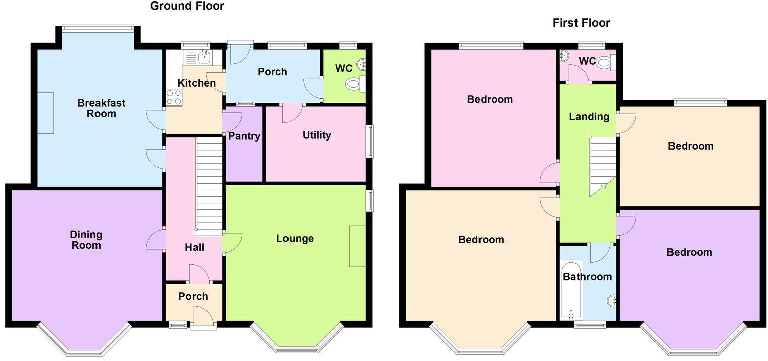 Dalefields, Delph, Saddleworth floorplan