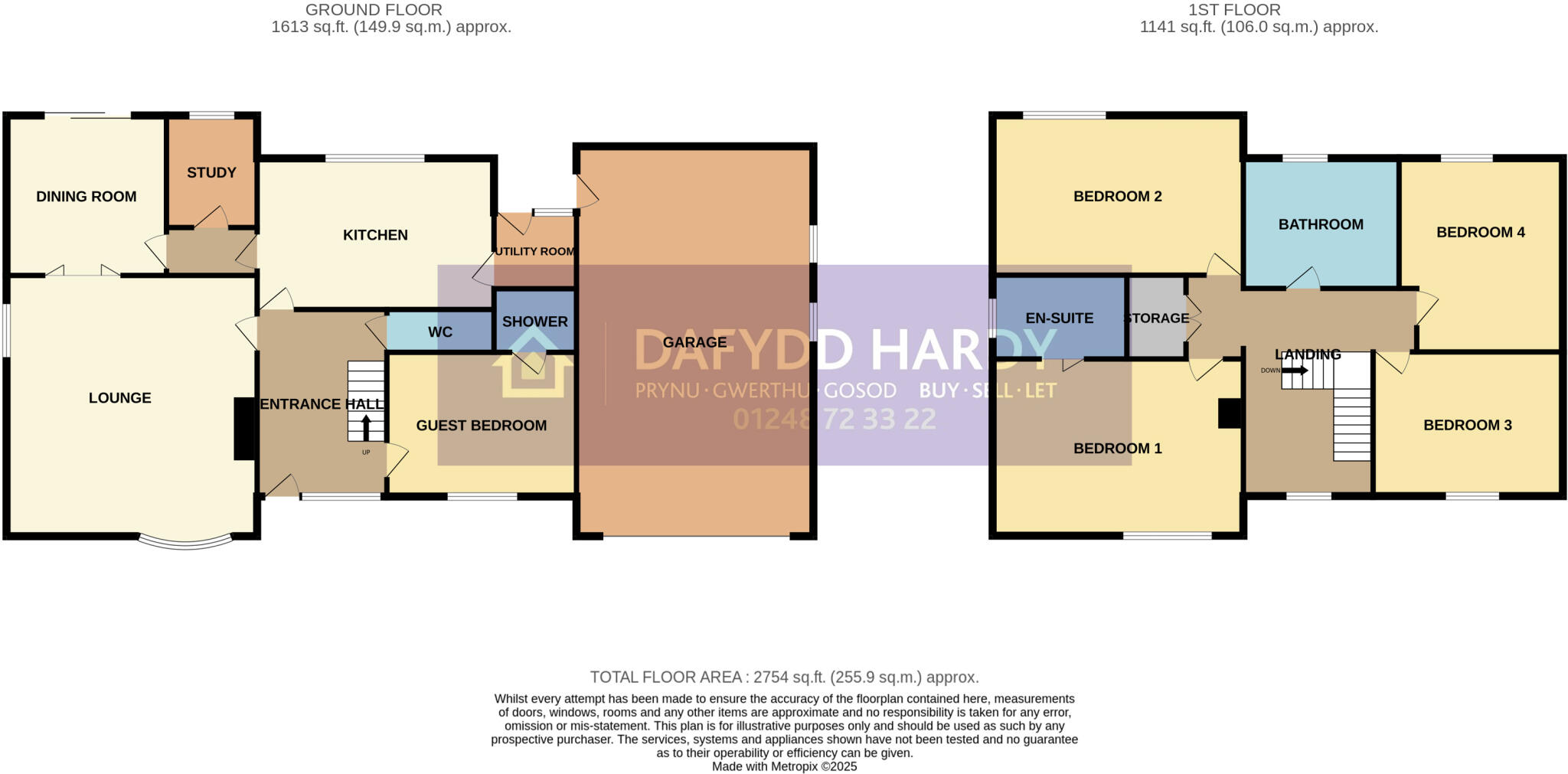 Llanrug, Caernarfon, Gwynedd, LL55 floorplan