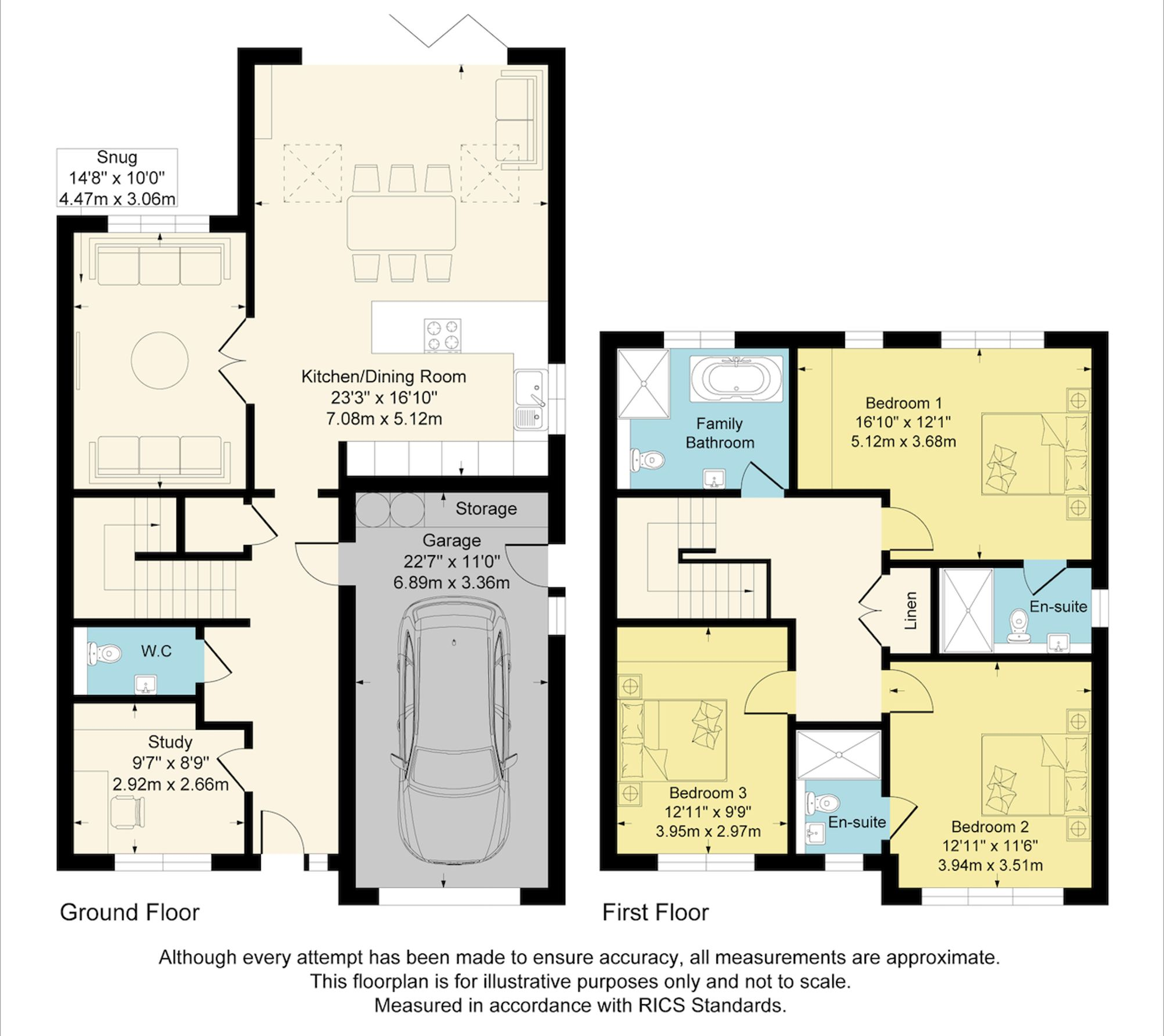 Maulden Meadows, Maulden, MK45 floorplan